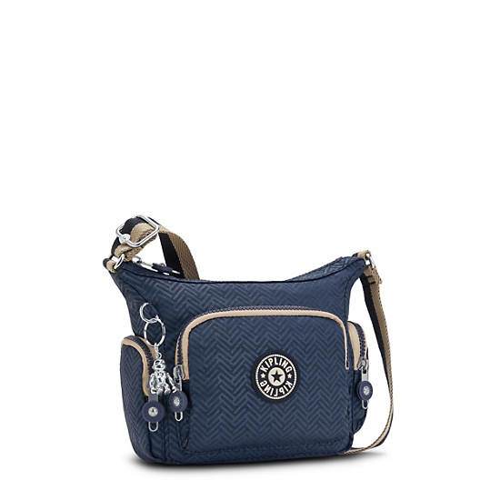 Kipling Gabbie Mini Printed Crossbody Väska Blå | SE 2091DF